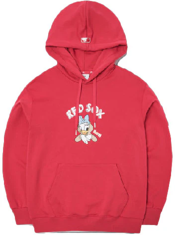 mlb-x-disney-donald-duck-big-logo-hoodie-boston-red-sox-red-unisex-pullover-3-ahdd-1014-43-rdl