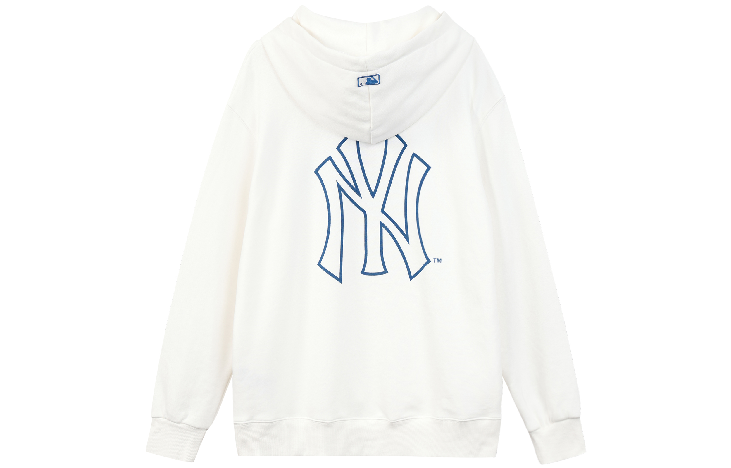 MLB Disney Donald Duck Ivory Pullover Sweatshirt Unisex College Style 3AHDD1014-50IVS 圖 3