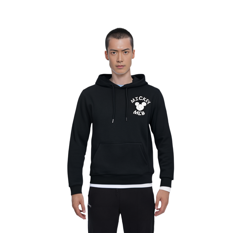 MLB Disney Mickey Hoodie Black Unisex Collaboration 31HDK1041-50L 圖 4