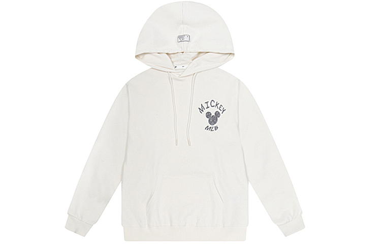 MLB Disney Mickey Hoodie Unisex White 31HDK1041-43I