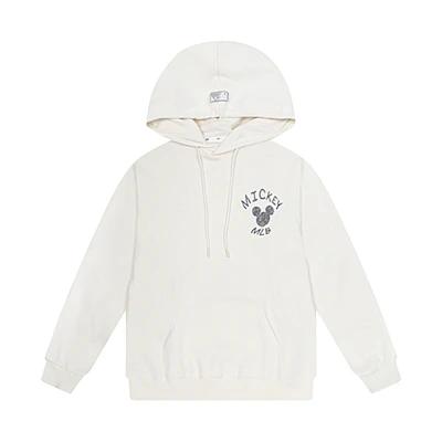 MLB Disney Mickey Hoodie Unisex White 31HDK1041-43I