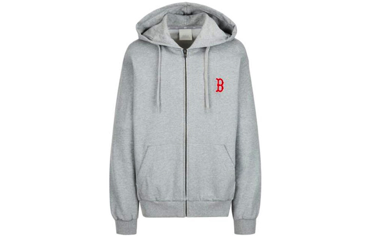 MLB Disney Unisex Grey Zip-Up Hoodie Jacket 31TRK1031-43M