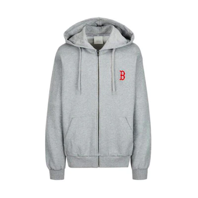 MLB Disney Unisex Grey Zip-Up Hoodie Jacket 31TRK1031-43M