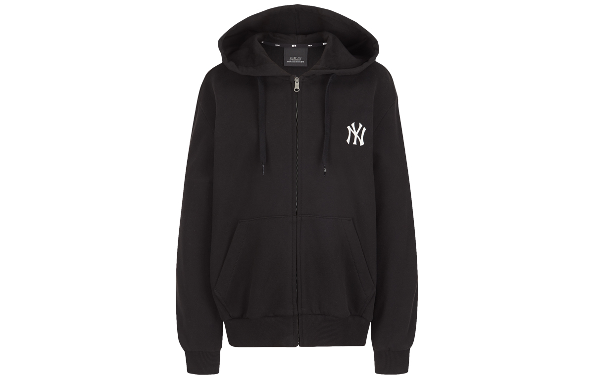 MLB Disney Yankees Zip-Up Hoodie Black Unisex Collaboration 31TRK1031-50L 圖 2