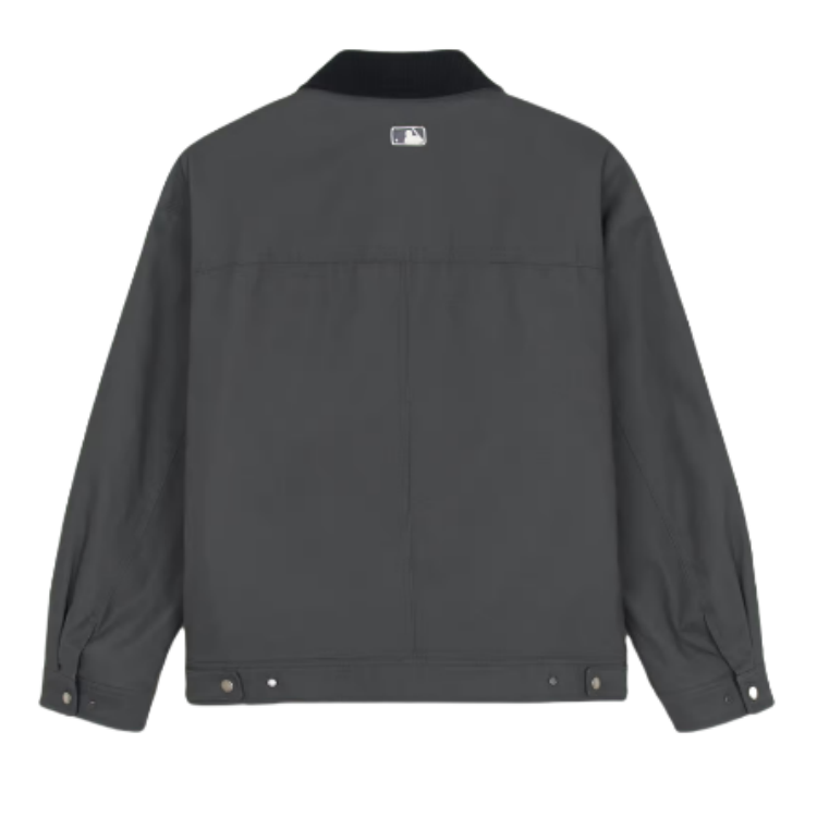 MLB KARA Boston Red Sox Retro Workwear Multi-Pocket Jacket Unisex Dark Grey 3AJPB0146-43GRD 圖 3