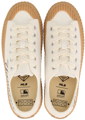 MLB x LA 다저스 캔버스 화이트브라운 32SHP6011-50W Shop MLB x LA 다저스 캔버스 화이트브라운 32SHP6011-50W