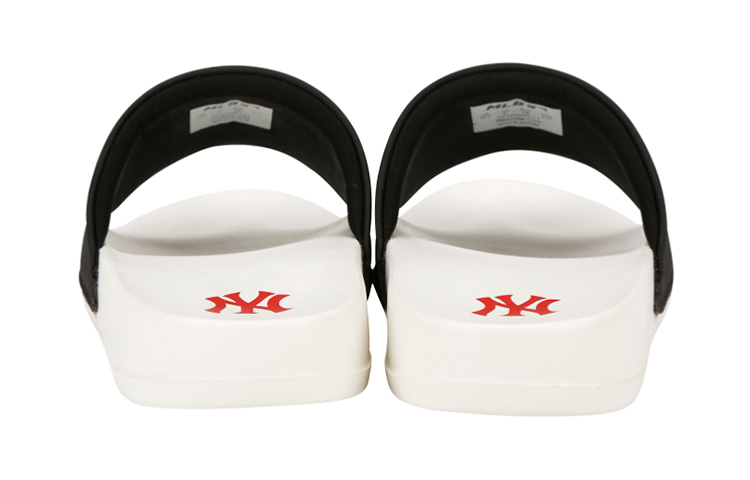 MLB Los Angeles Dodgers Slide Sandal 'Black White' 圖 5