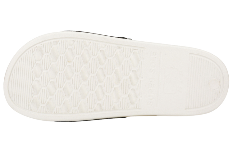 MLB Los Angeles Dodgers Slide Sandal 'Black White' 圖 6