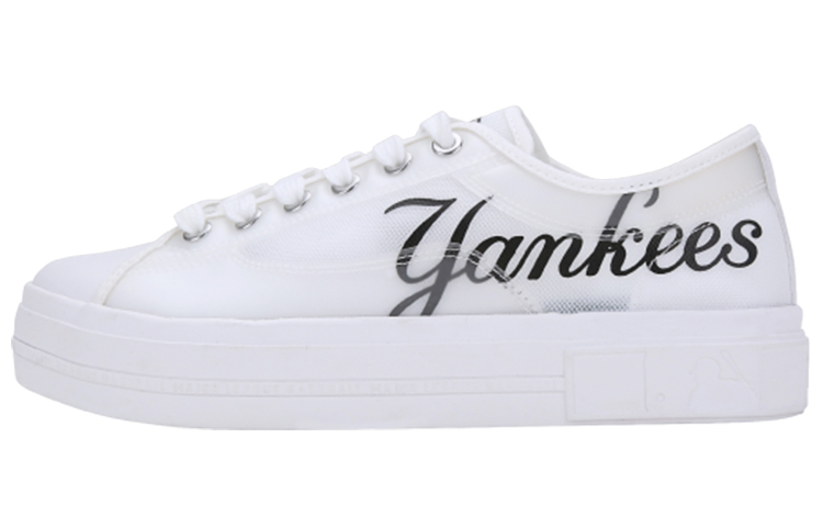 MLB New York Yankees Canvas Sneaker 'White'