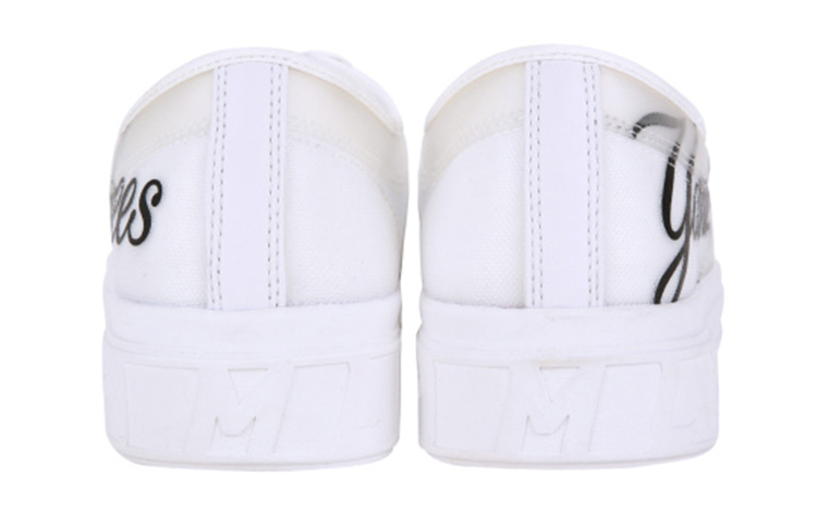 MLB New York Yankees Canvas Sneaker 'White' 圖 4