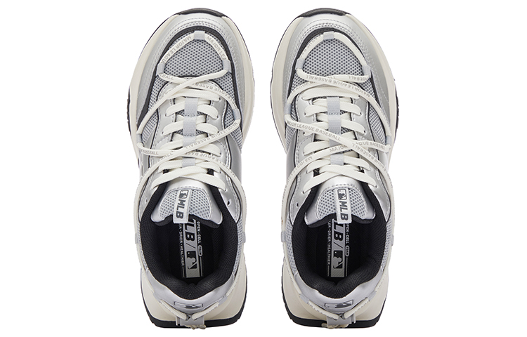 Shop MLB x New York Yankees Sneakers 'Silver' 3ARNCRL4N-50SIS