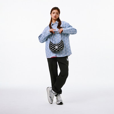 MLB x 뉴욕 양키스 실버 스니커즈 3ARNCRL4N-50SIS 1