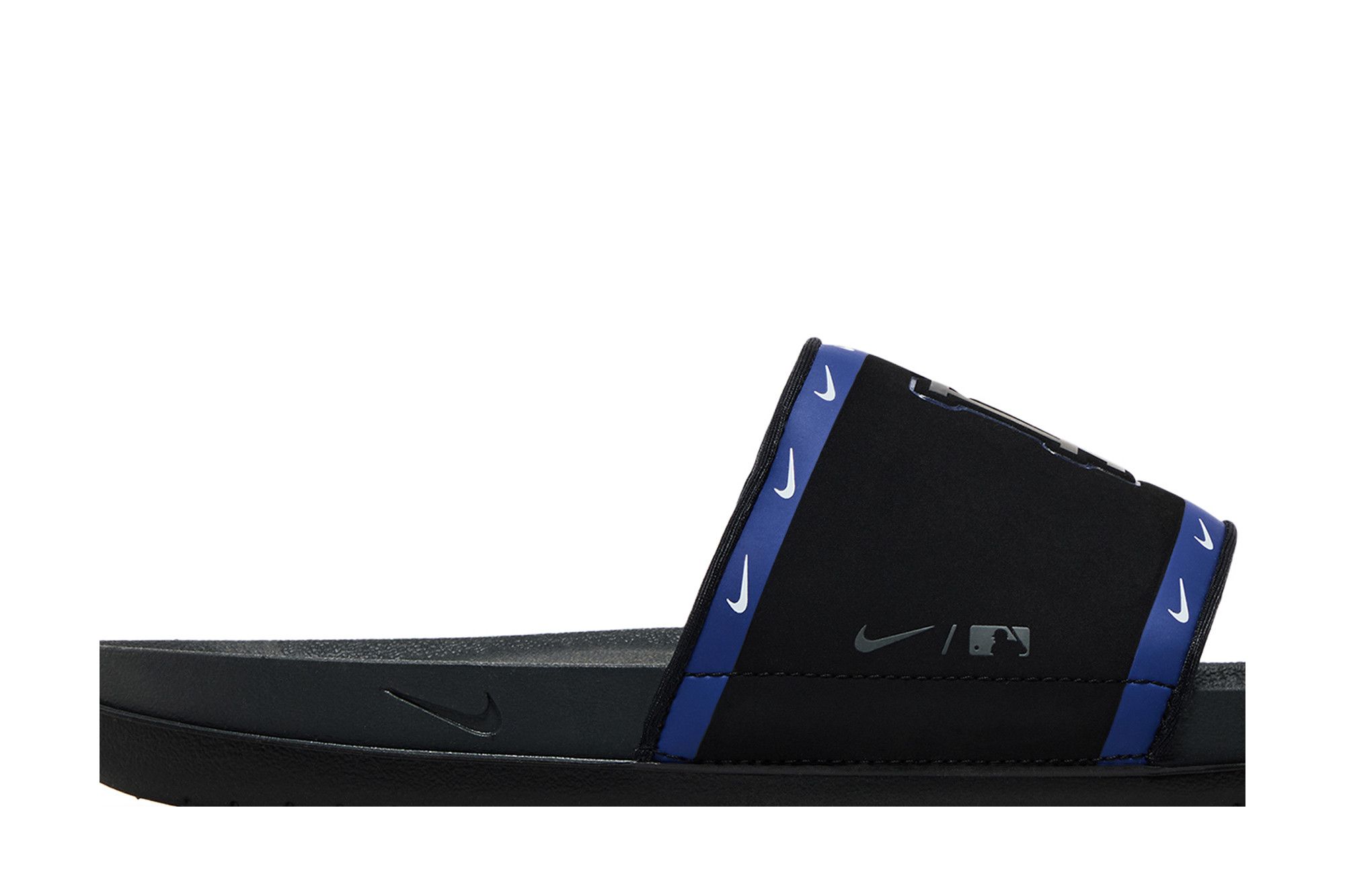 Order Nike Offcourt “MLB 洛杉磯道奇隊“ 輕便舒適 戶外運動拖鞋 黑藍