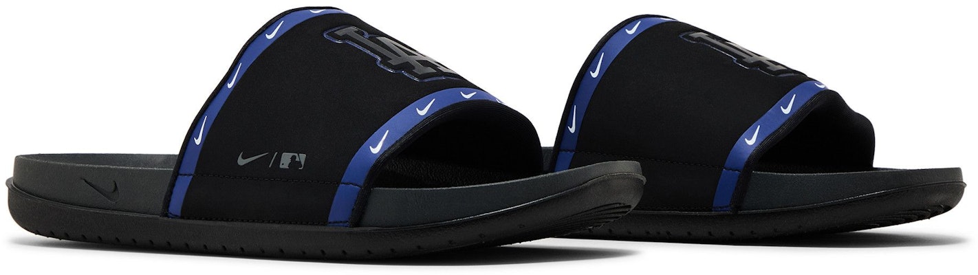 Nike Offcourt “MLB 洛杉磯道奇隊“ 輕便舒適 戶外運動拖鞋 黑藍 Cheap Nike Offcourt “MLB 洛杉磯道奇隊“ 輕便舒適 戶外運動拖鞋 黑藍