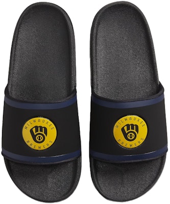 MLB x Nike Selipar Offcourt 'Milwaukee Brewers 2023' DH6977-002 Lookbook MLB x Nike Selipar Offcourt 'Milwaukee Brewers 2023' DH6977-002