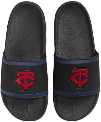 MLB x Nike Offcourt 拖鞋 '明尼苏达双城' DH6999-002 Lookbook MLB x Nike Offcourt 拖鞋 '明尼苏达双城' DH6999-002