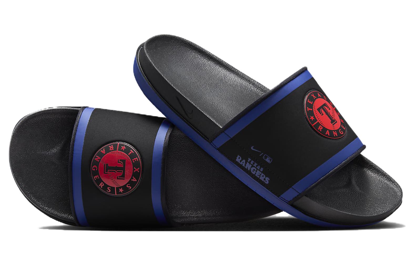 Lookbook MLB x Nike Offcourt 拖鞋 '德州遊騎兵' DH6992-002