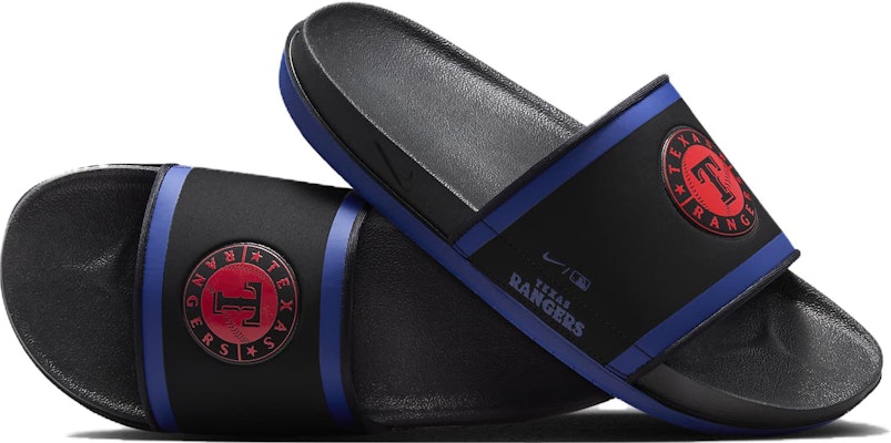 MLB x Nike Offcourt 拖鞋 '德州遊騎兵' DH6992-002 Lookbook MLB x Nike Offcourt 拖鞋 '德州遊騎兵' DH6992-002