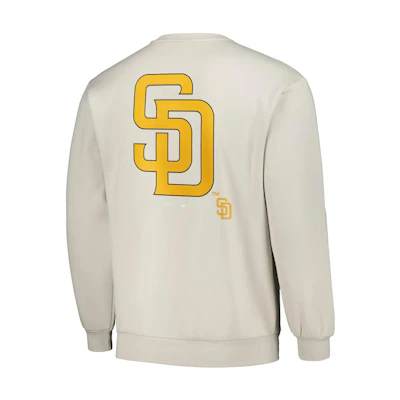 MLB PLEASURES FW23 San Diego Padres Baseball Crewneck Sweatshirt Grey 200032458