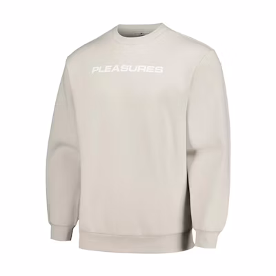 MLB PLEASURES FW23 San Francisco Giants Baseball Logo Crewneck Sweatshirt Grey 200032460