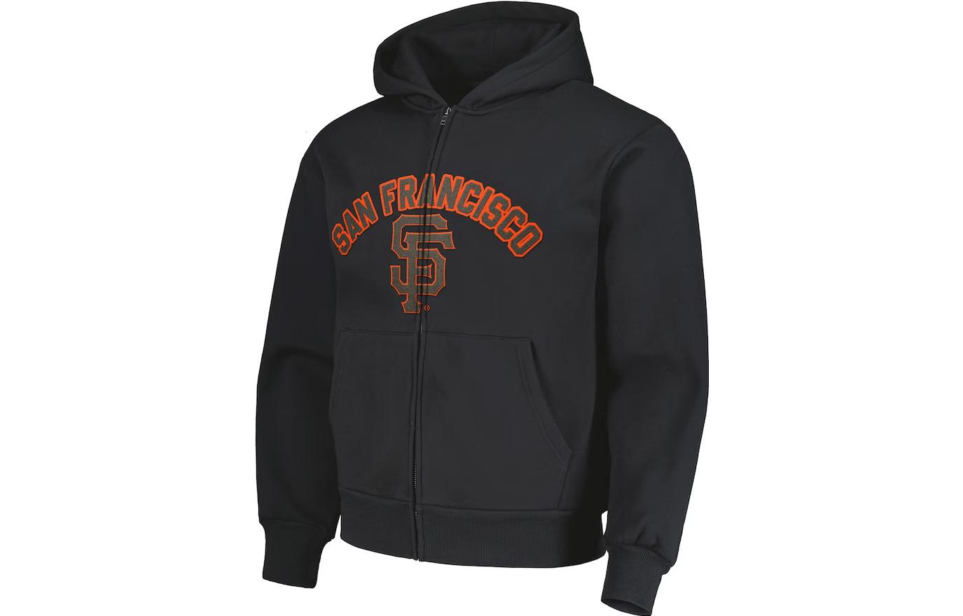 MLB PLEASURES FW23 San Francisco Giants Full-Zip Hoodie Black () 200032463