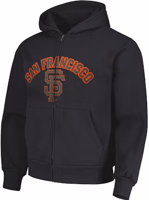 MLB x PLEASURES FW23 舊金山巨人全拉鏈連帽上衣 黑色 200032463 Buy MLB x PLEASURES FW23 舊金山巨人全拉鏈連帽上衣 黑色 200032463