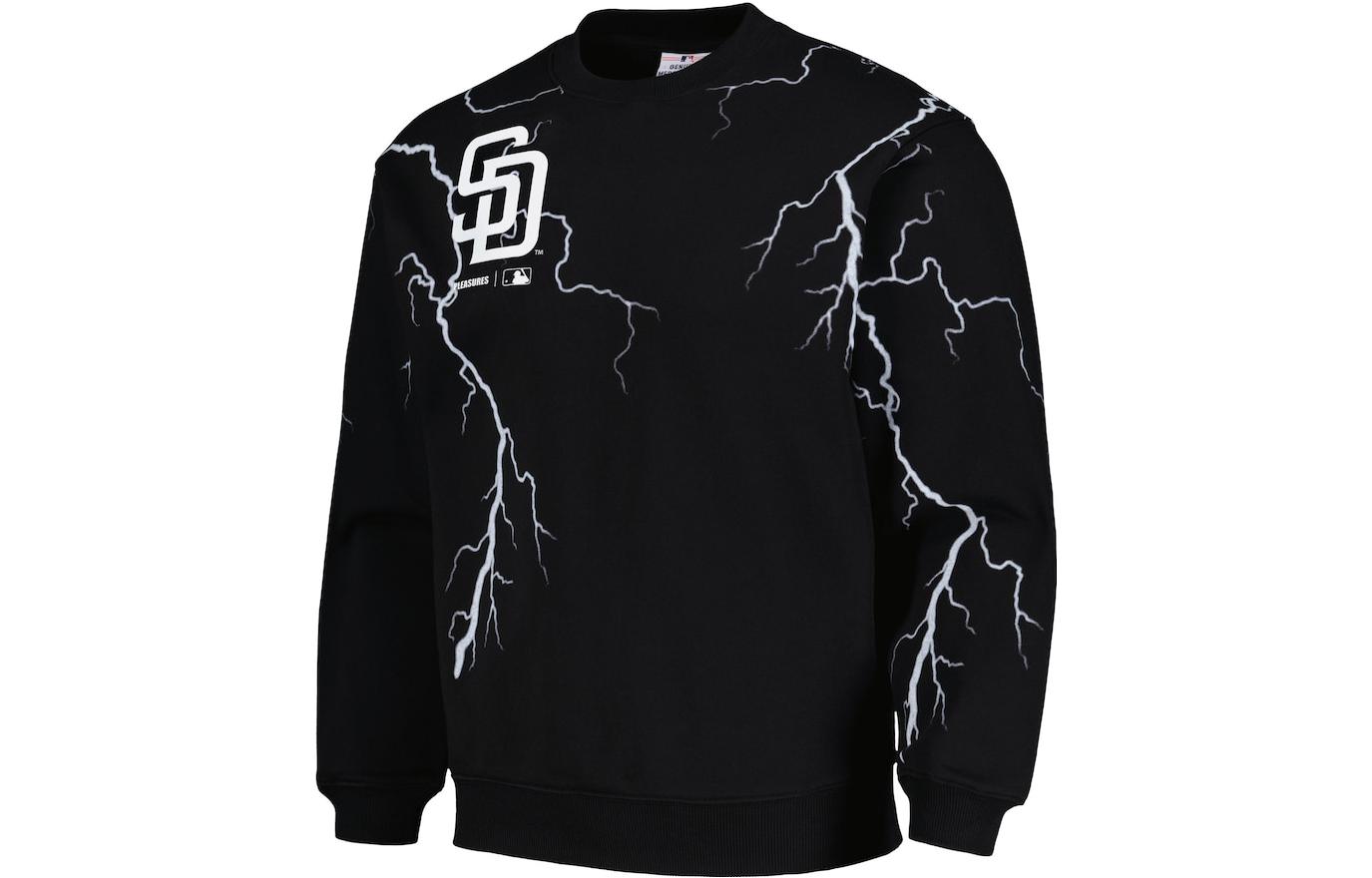 MLB PLEASURES SS23 San Diego Padres Lightning Hoodie Black () 5328335
