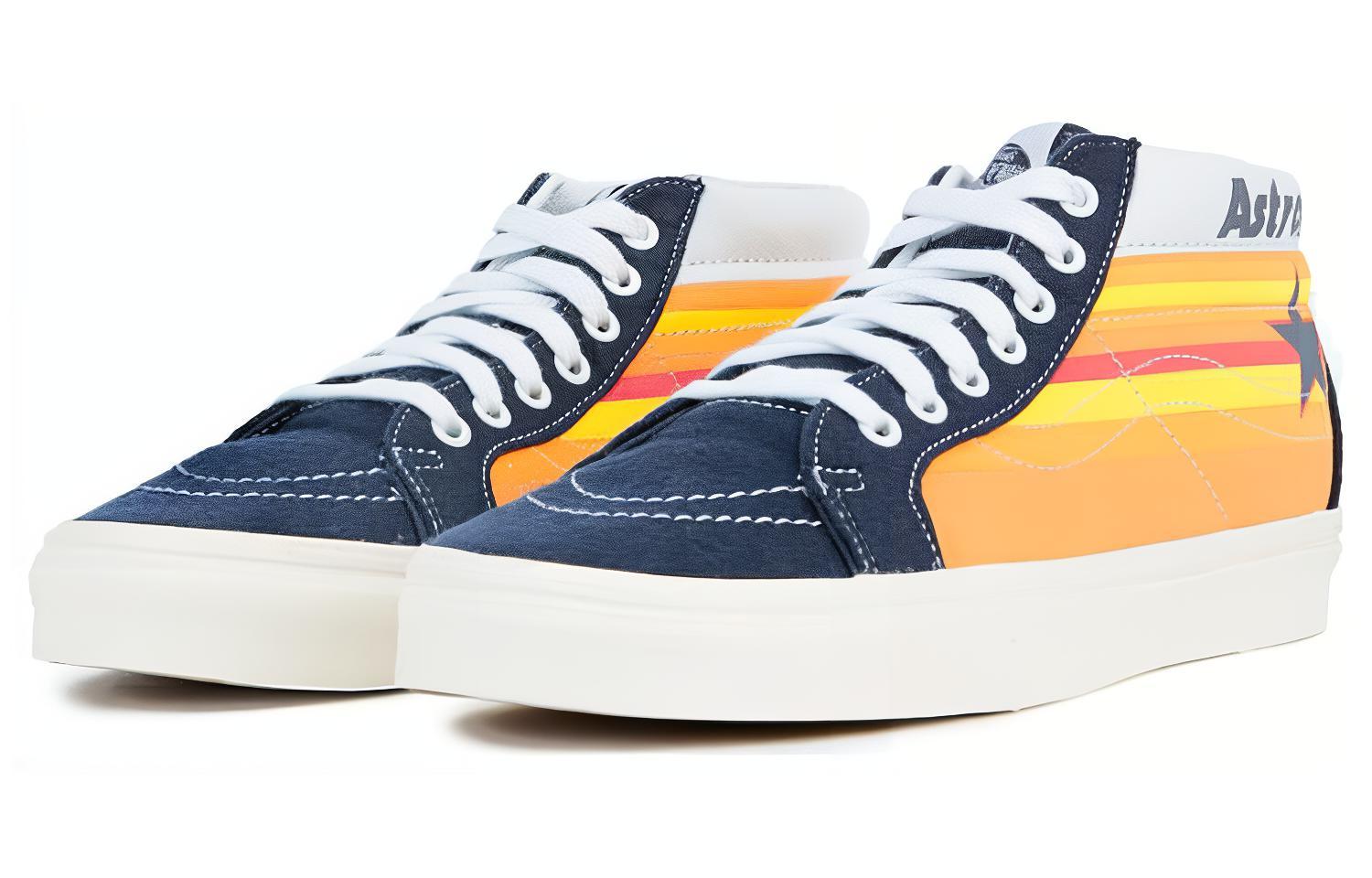 Lookbook MLB x 반스 SK8-Mid Reissue 'Astros' VN0A3MV8RTI VN0A3MV8RTI