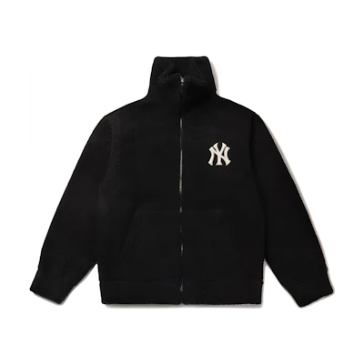 MLB Yankees Black Fleece Zip-Up Jacket Unisex 31JPF3111-50L