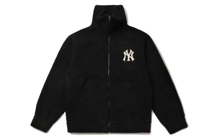 Order MLB 紐約洋基隊黑色抓絨拉鍊外套 男女適用 31JPF3111-50L