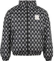 MLB Yankees Black Reversible Vintage Logo Puffer Jacket Unisex Winter Short 31DJM2061-50L MLB Yankees Black Reversible Vintage Logo Puffer Jacket Unisex Winter Short 31DJM2061-50L