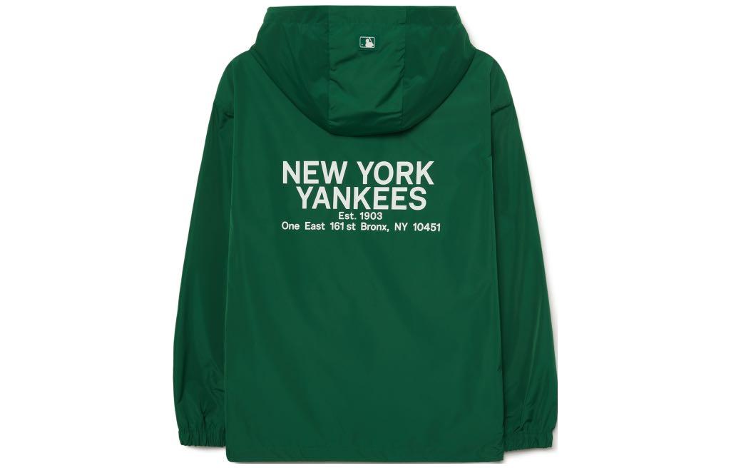 MLB Yankees Green Hoodie Zip-Up Jacket Unisex Casual Sweatshirt 3AWJB0731-50GNN 圖 3