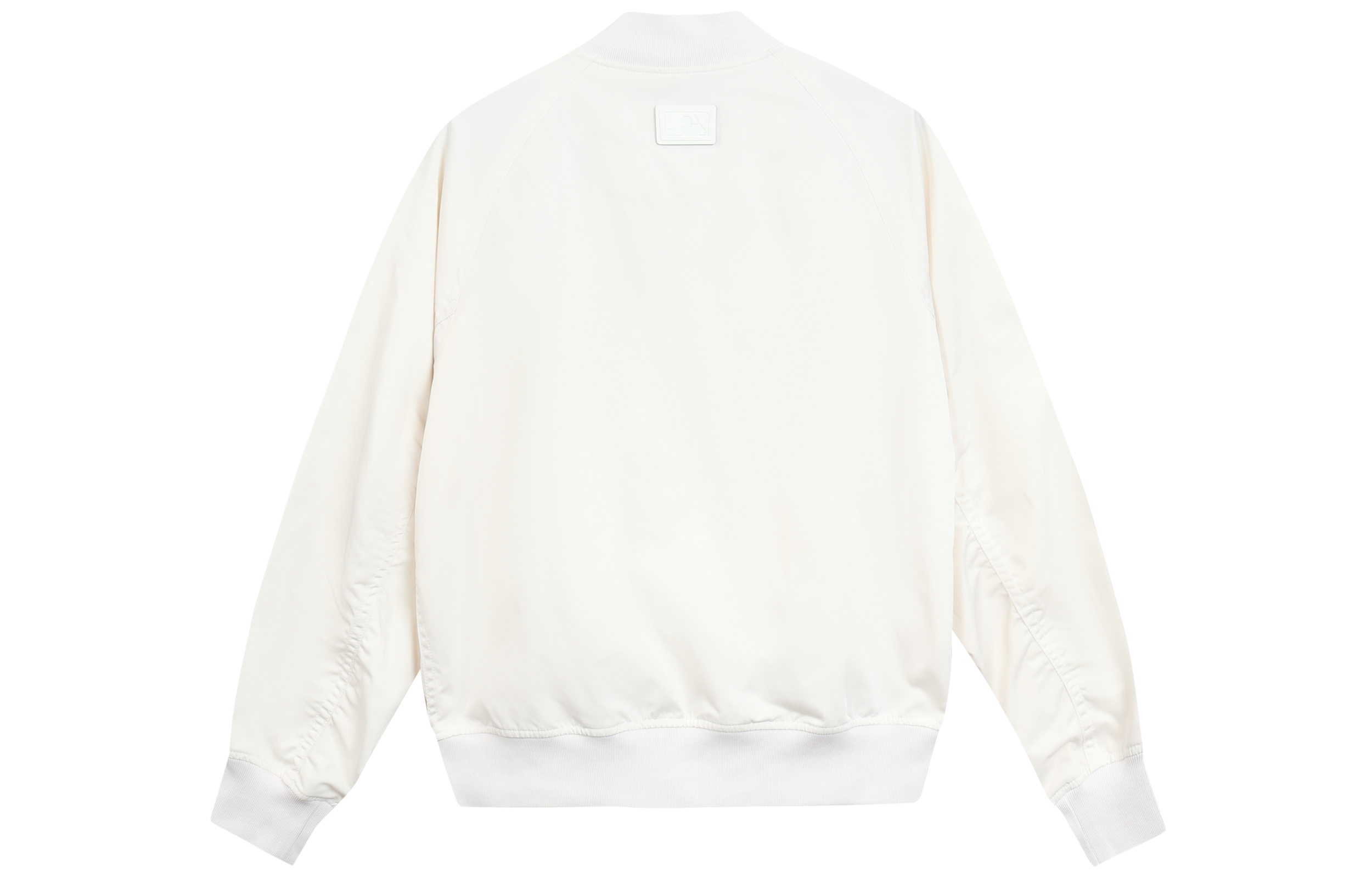 Lookbook MLB Yankees Ivory White Heart Logo Zip-Up Loose-Fit Jacket Unisex 3AJPH0121-50IVS