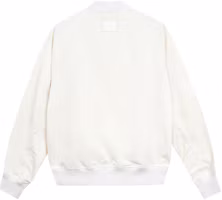Lookbook MLB Yankees Ivory White Heart Logo Zip-Up Loose-Fit Jacket Unisex 3AJPH0121-50IVS