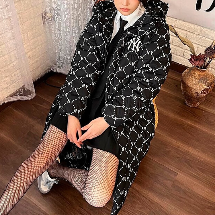 MLB Yankees Letter Logo Puffer Jacket Black Unisex. 3ADJM0926-50BKS 圖 6