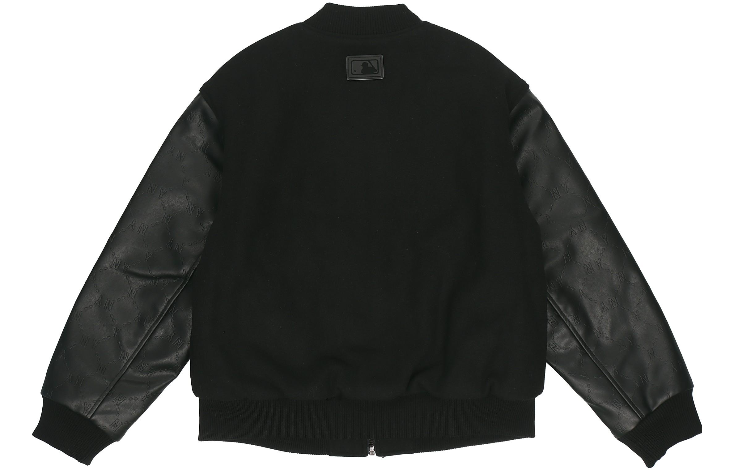 MLB Yankees Logo Embroidered Black Retro Baseball Jacket Unisex Back-to-School. 3AJP12016-50BKS 圖 3