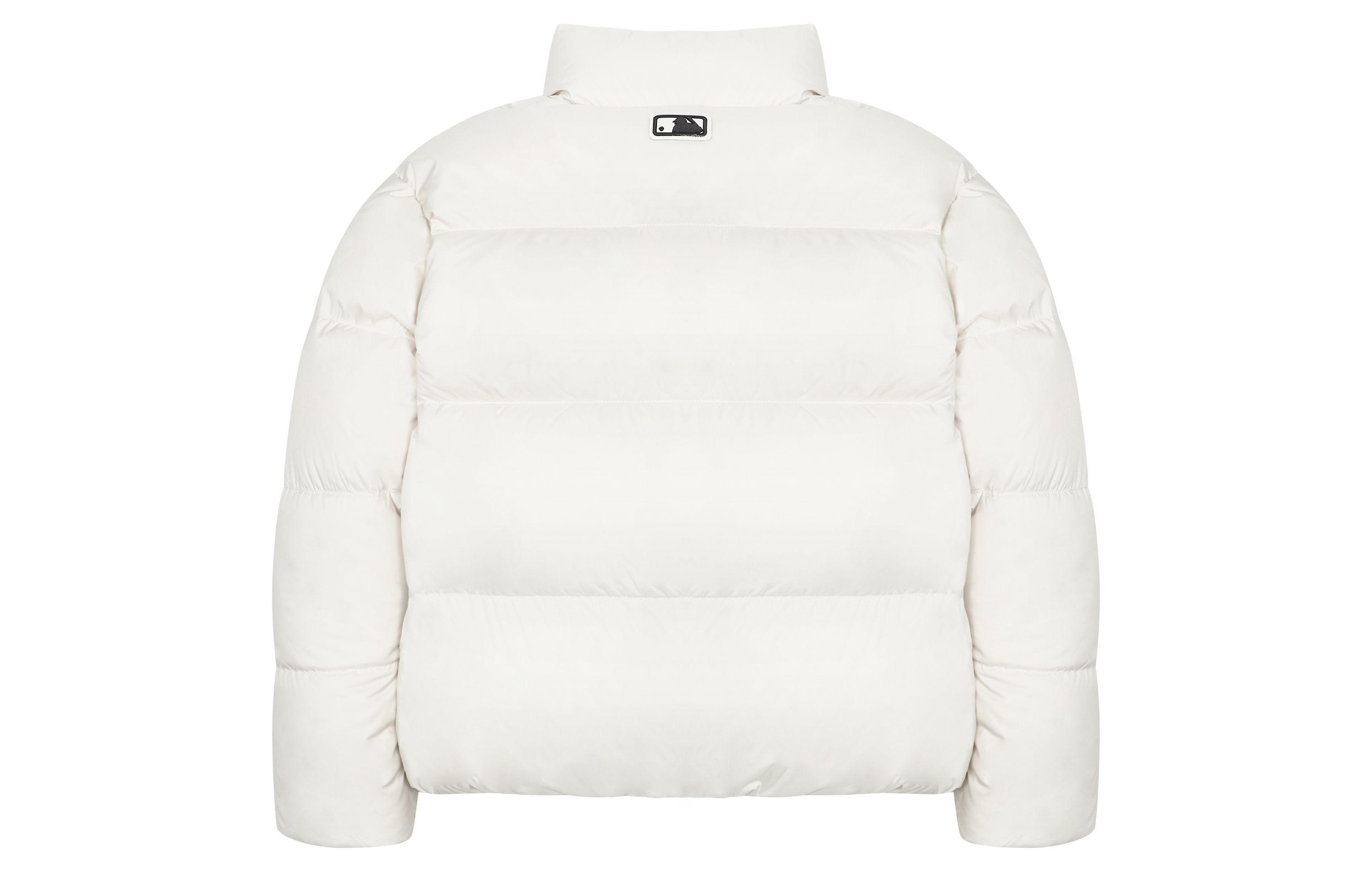 MLB Yankees Logo Short White Down Jacket Unisex with Stand-Up Collar and Zip. 3ADJM1026-50IVS 圖 3