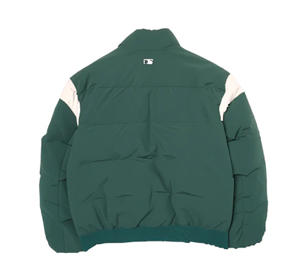 MLB 洋基隊Logo拉鍊羽絨外套 男女長袖 - 深綠色. 3ADJV1146-50GND Lookbook MLB 洋基隊Logo拉鍊羽絨外套 男女長袖 - 深綠色. 3ADJV1146-50GND