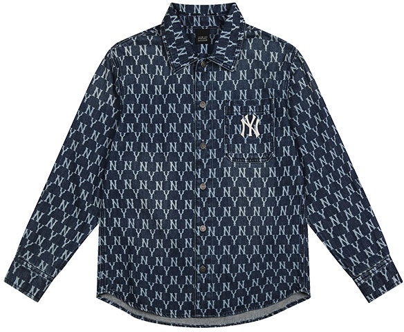 mlb-yankees-monogram-denim-long-sleeve-shirt-unisex-blue-31-wsn-3041-50-u