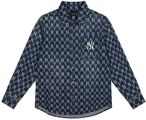 Camisa de Manga Larga Unisex MLB Yankees Monograma Denim Azul 31WSN3041-50U Buy Camisa de Manga Larga Unisex MLB Yankees Monograma Denim Azul 31WSN3041-50U