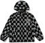 Order MLB 洋基隊滿版徽標羊羔絨連帽外套 男女 黑色 31JPFM061-50L