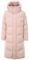 MLB Yankees Pink Embroidered Oversized Long Down Jacket Unisex Winter Wear 31DJ02961-50P MLB Yankees Pink Embroidered Oversized Long Down Jacket Unisex Winter Wear 31DJ02961-50P