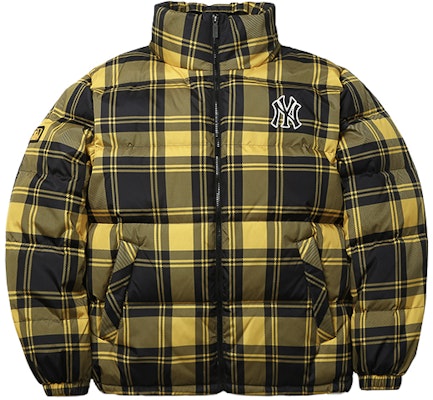 Chaqueta Acolchada Unisex Invierno MLB Yankees Cuadros Amarilla 31DJP1061-50Y Order Chaqueta Acolchada Unisex Invierno MLB Yankees Cuadros Amarilla 31DJP1061-50Y
