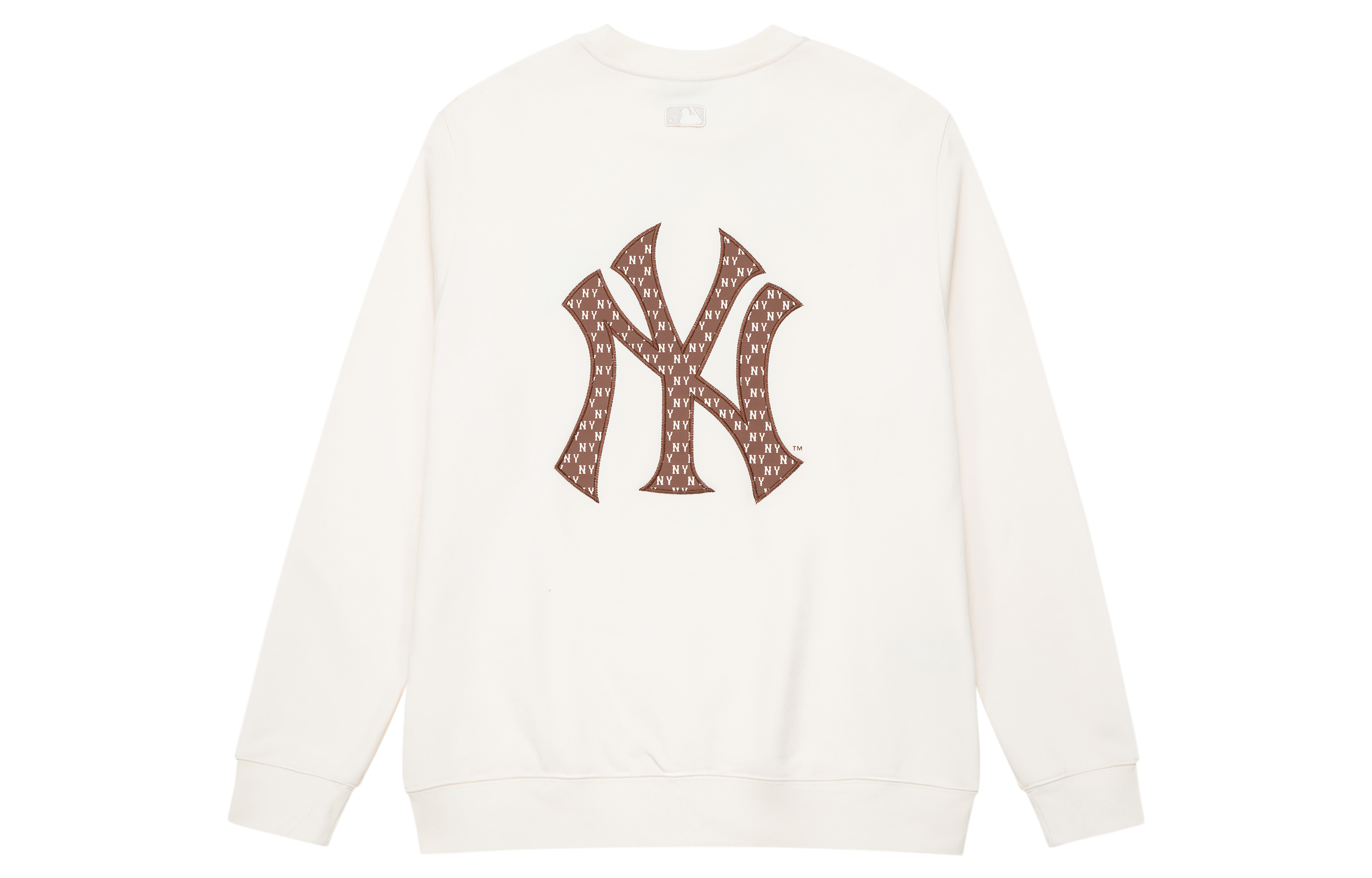 MLB Yankees Red Sox FW23 White Crewneck Sweatshirt Unisex Logo Print 3AMTM1234-50CRS