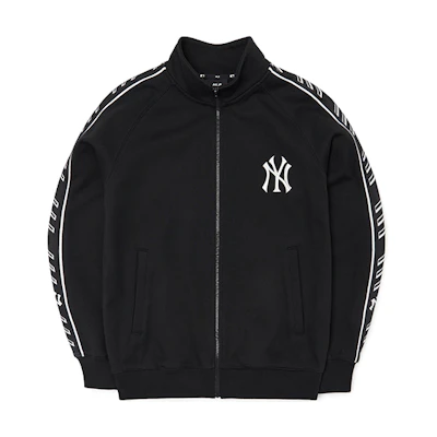 MLB Yankees Retro Colorblock Track Jacket Unisex Black. 3ATRS0221-50BKS