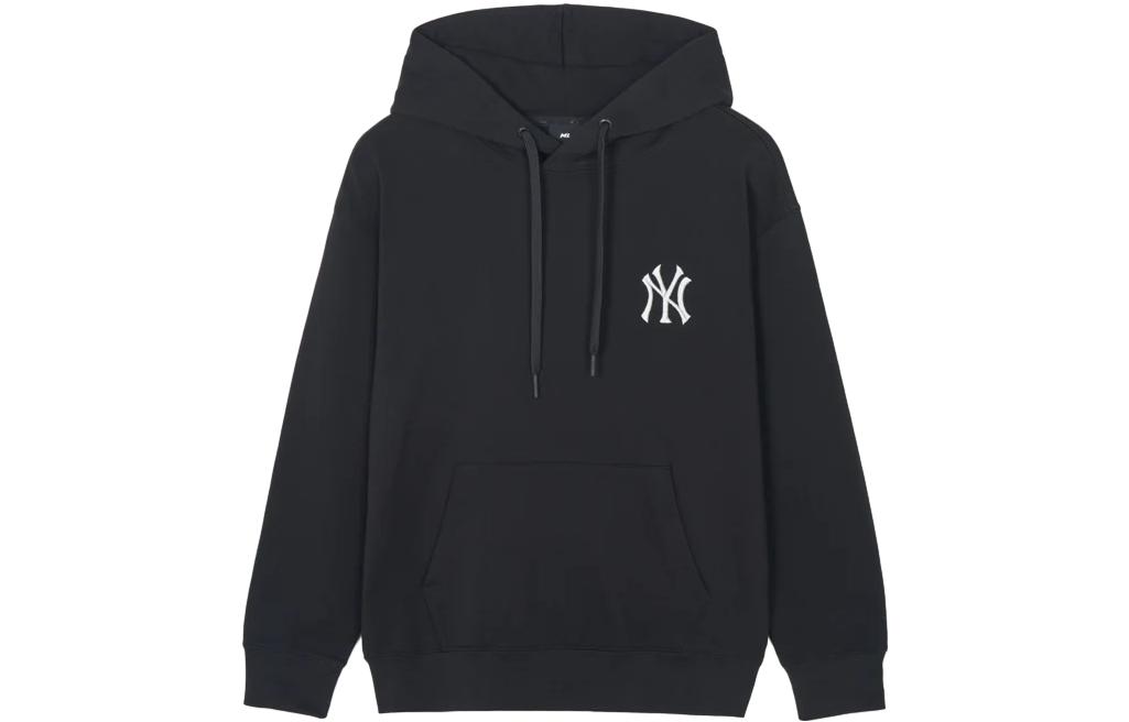 Lookbook MLB 紐約洋基隊龍年SS24卡通黑色連帽衫 男女款 3AHDQ0141-50BKS