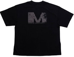 MM6 Maison Margiela Black Alphabet Crewneck Short Sleeve T-Shirt SH0GC0048-S24312-900 MM6 Maison Margiela Black Alphabet Crewneck Short Sleeve T-Shirt SH0GC0048-S24312-900