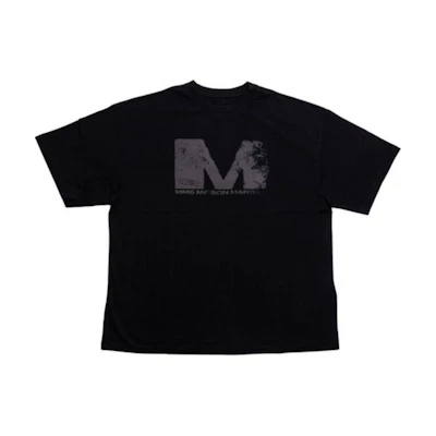 MM6 Maison Margiela Black Alphabet Crewneck Short Sleeve T-Shirt SH0GC0048-S24312-900