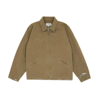 MM6 Maison Margiela Casual Solid Brown Long Sleeve Jacket. SH0AM0029S78548706