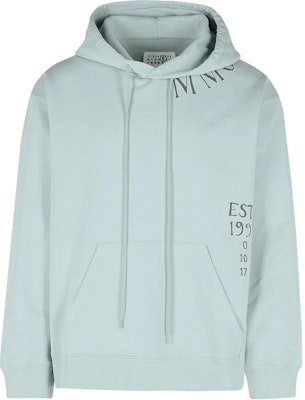 MM6 Maison Margiela Light Green Letter Print Hoodie. SH0GU0026M25012-500 Buy MM6 Maison Margiela Light Green Letter Print Hoodie. SH0GU0026M25012-500